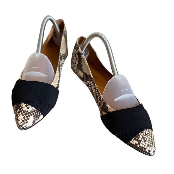Tesori Snake Print Flats Size 9 - Picture 1 of 8